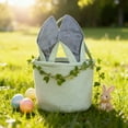 thumbnail image 4 of Easter Bunny Basket Easter Bunny Shaped Home And Holiday Storage And With Handles Easter Decorations, 4 of 5