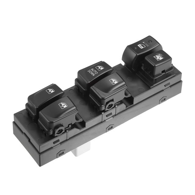 Interruptor de ventana eléctrica Unique Bargains del lado del conductor delantero izquierdo para Hyundai Elantra 2007-2010 negro