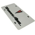 thumbnail image 3 of Pontiac Dual Logo Trans AM License Plate (Chrome), 3 of 3