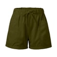 thumbnail image 6 of WAYUTE Womens Shorts Straight Leg High Waist Sports Loose Shorts Trendy Solid Color with Pockets Durable for Summer Daily Wear, 6 of 6