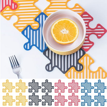 

Cheers.US 4Pcs/Set Drink Coasters Cup Mat - Tabletop Protection for any Table Type Wood Granite Glass Soapstone Sandstone Marble Stone Tables - Perfect Soft Coaster
