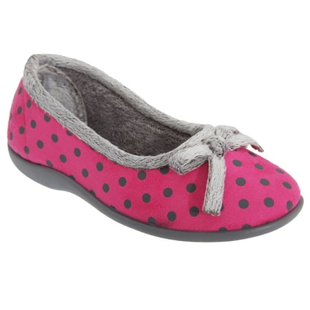 ladies polka dot slippers