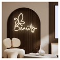 thumbnail image 1 of Letrero De Neón Beauty Butterfly, Ideal Para Salón Belleza, Spa, Decoración Pestañas, Con Luz Regulable 34cmx40cm, 1 of 2
