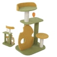 thumbnail image 3 of Chat Griffant des Poteaux, Attrayant Multifonctionnel Forêt Tropicale Chat Escalade Cadre pour Chats, 3 of 8