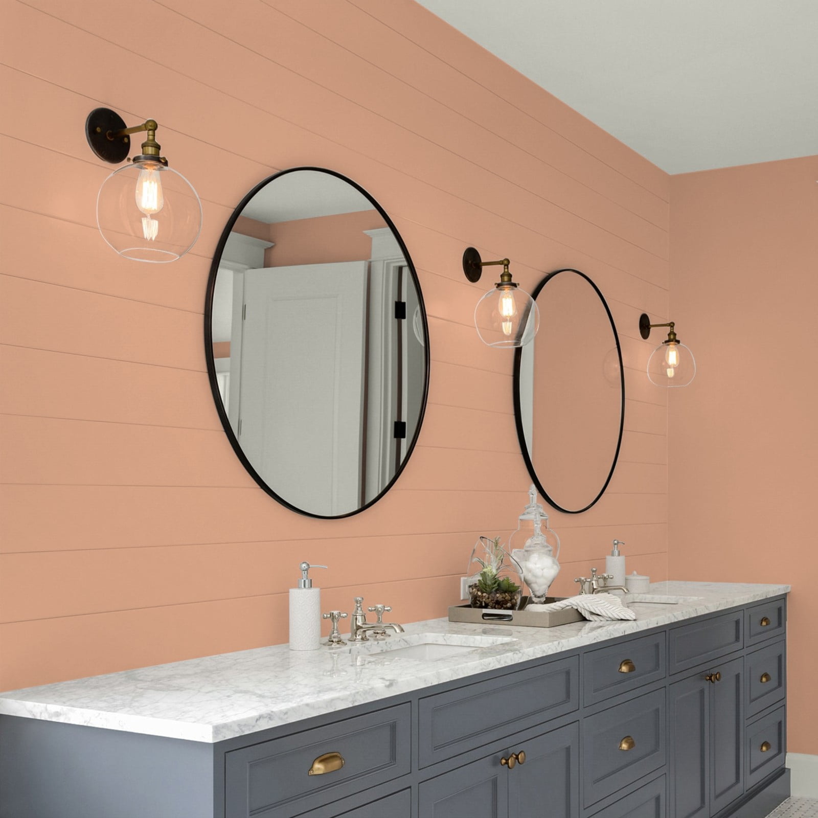 Glidden Glidden Kitchen Bath and Laundry Orange Maple, Eggshell Interior Paint with Primer, 1 Gallon
