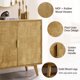 Set Di 6 Tovagliette Americanate In PVC/PET Con Motivo Plaid Grain - 45x30 Cm, Facili Da Pulire, Per Uso Quotidiano (Arancione)