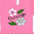 thumbnail image 3 of Inktastic Mississippi Magnolia Flowers and Leaves Gift Baby Girl Dress, 3 of 4