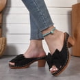 thumbnail image 5 of Ticikt Wide Width Summer Sandals for Comfortable Arch Support Casual Slide Shoes with Cushioned Footbed, 5 of 8