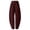 Brown, variant on Womens Summer Fashion Essentials Clothing Women's Color High Waisted Elastic Cotton Linen Wide Leg Pants Casual Pants for Women