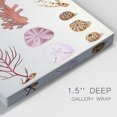 thumbnail image 3 of Coral & Shell Collage II Premium Gallery Wrapped Canvas - Ready to Hang, 3 of 9