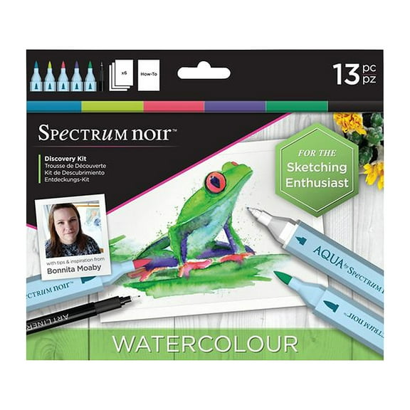 Fun Express Spectrum Noir™ Watercolor Drawing Kit - 13 Pc.