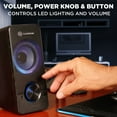 thumbnail image 6 of GOgroove UB3 LED Computer Speakers for Desktop and Laptop - USB Speakers with 2.5 Inch XL Drivers, 6 of 8