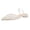 White, variant on Women's Woven Hollow Out Casual Flat Shoes, All Season Fashion Sneakers Slip on Mules Mesh Ballet Flats Mary Jane Trendy Backless Khaki 6