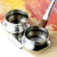 thumbnail image 2 of 2 Pieces Portable Stainless Steel Single Dipper Oil Pot Cup Clip With Lid - 55x37mm / 2.17x1.46inch, 2 of 9