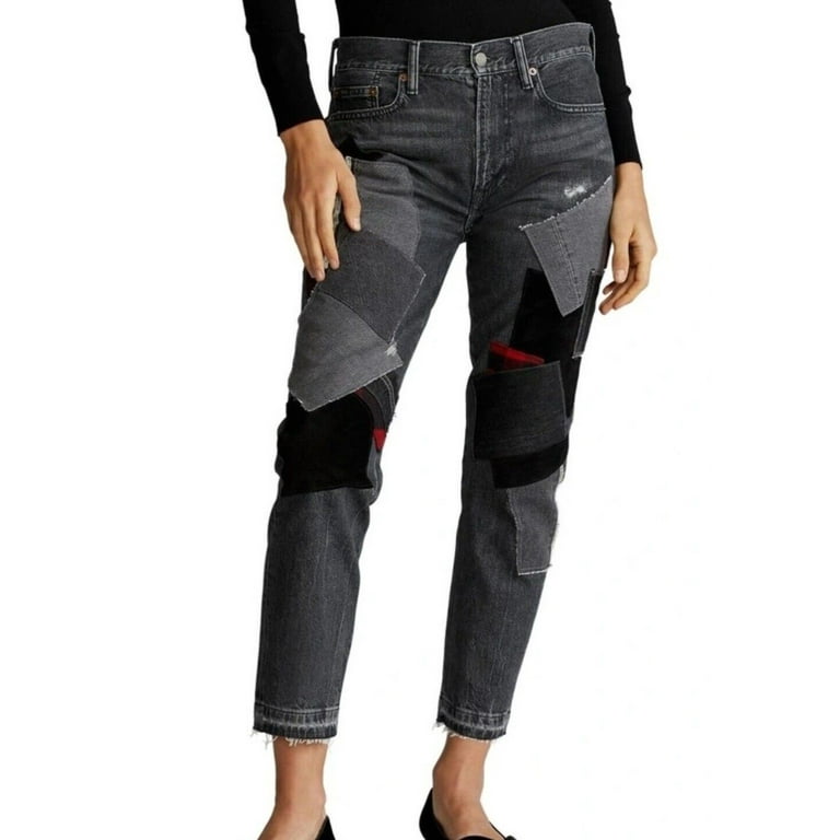 Polo Ralph Lauren BLACK Avery Boyfriend Jeans, Size 29 Polo Ralph Lauren BLACK Avery Boyfriend Jeans, Size 29