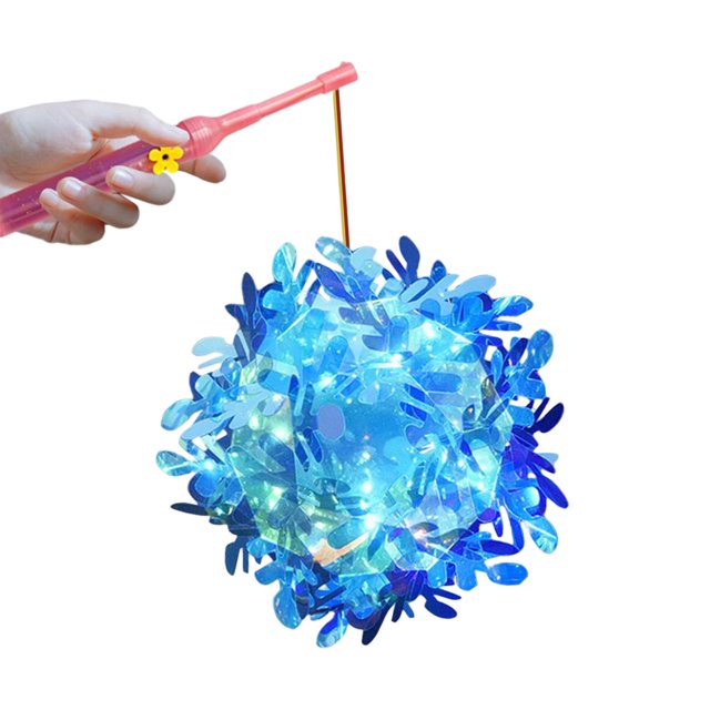 Linterna portátil redonda, de manualidades DIY, farol de Festival, paquete de Material de farol DIY para fiesta, mediados de otoño, hogar, boda, Azul perfecl Linterna portátil