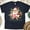 Navy, variant on Believe Santa T-Shirt | Vintage Holiday Graphic Tee, White, Size S