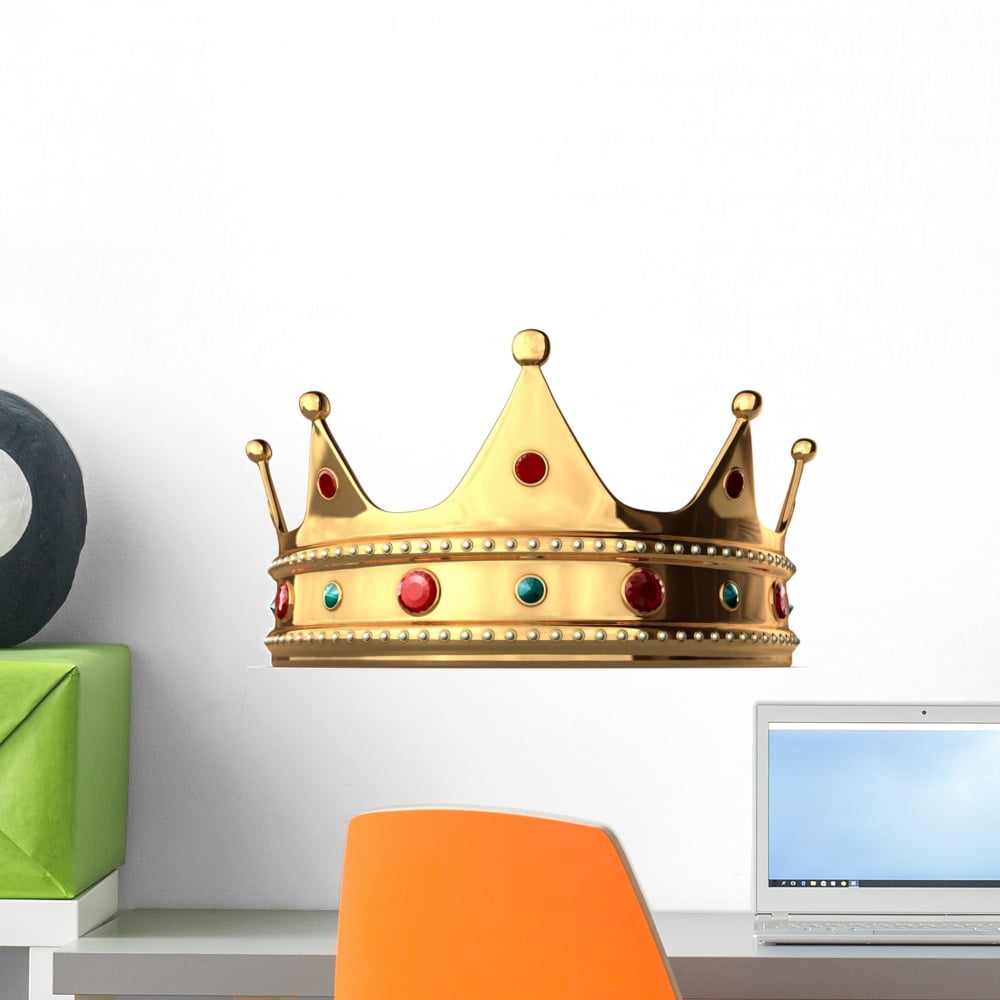 King's Crown Wall Mural Decal Sticker, Wallmonkeys Peel & Stick Vinyl