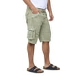 thumbnail image 3 of X RAY JEANS Men's Belted 12.5" Inseam Knee Length Cargo Shorts, Stone, 42, 3 of 8