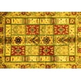 thumbnail image 1 of Ahgly Company Indoor Rectangle Abstract Yellow Modern Area Rugs, 7' x 9', 1 of 4