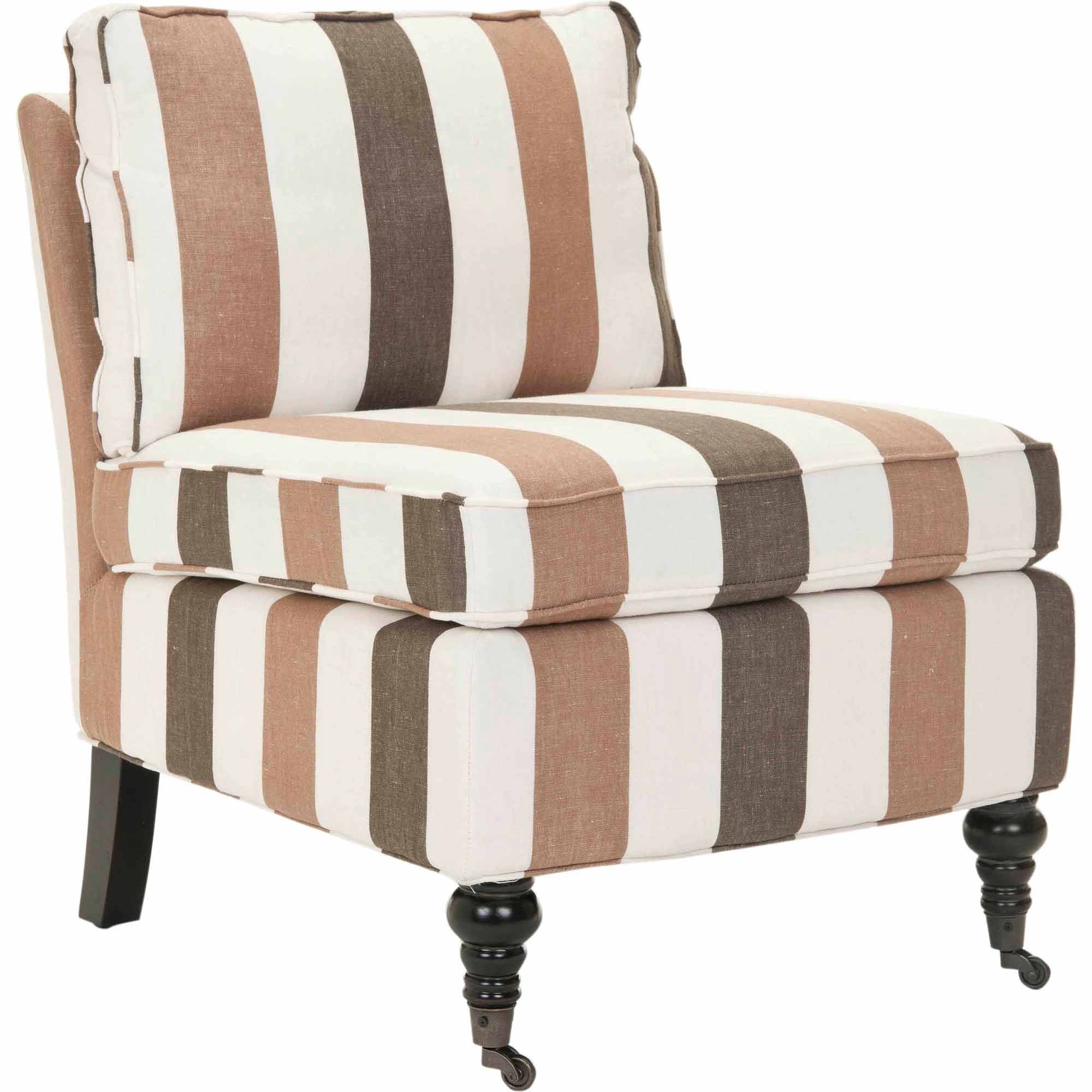 Safavieh Randy Transitional Upholstered Slipper Chair w/ Casters