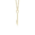 thumbnail image 2 of ANGARA Lab Grown Diamond Pointed Teardrop Pendant for Women in 14K Yellow Gold (Size-1.4mm| Color-F-G| Clarity-VS) | April Birthstone, Anniversary, Jewelry Gift for Women | Lab-Grown Diamond Necklace, 2 of 5