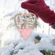thumbnail image 4 of Jarrón Transparente para Colgar En La Pared, Decoración Navideña, Colgante de Muñeco de Nieve, Pintado En Tinta Rosa, Regalos para Hombres, Relleno de Regalos, Decoración Navideña, Colgante Familiar, 4 of 7