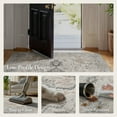 thumbnail image 6 of KUETH Modern Area Rug 8x10, Machine Washable Rugs for Living Room, Non Slip Carpet Printed, Low Pile, Light Taupe Brown, 6 of 8