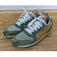 thumbnail image 4 of PU & MA Cabana Suede Shoes Mens Size 8.5 racer green orange 347163 11 VINTAGE RARE, 4 of 6