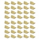 thumbnail image 1 of Portanúmeros de Mesa Dorados, Paquete de 40 Soportes de Metal para Tarjetas de Lugar y Portafotos, Ideales para Bodas y Fiestas, 1 of 5