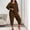 Brown, variant on Vetsdori Plus Size Pajamas for Women Soft Sets Nightwear , Winter Sleepwear Womens Loungewear