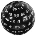 thumbnail image 3 of Polyhedral Game Dice 100 Sides Spherical Dice Table Games Throwing Dice Game Props, 3 of 8