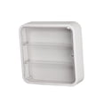thumbnail image 2 of Wall Mount Showcase,Wall Mount Figures Display Cabinet for Collection,Clear Acrylic Display Case for Mini Toy Spice Can,Desktop 3 Layer Storage Box Cabinet Organizer,3 Tier Storage Box White, 2 of 8