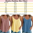 thumbnail image 2 of ZunFeo Spaghetti Tank Tops for Women Summer Eyelet Tank Tops Sleeveless Cozy Flowy Camisole Blue 4XL, 2 of 5