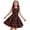 05_Black, variant on Bmisegm Girls Dress Solid Color Lace Sleeveless Knee Length Wedding Puffy Gown for Children Party Long Floral Dress 02_Hot Pink,14-15 Years