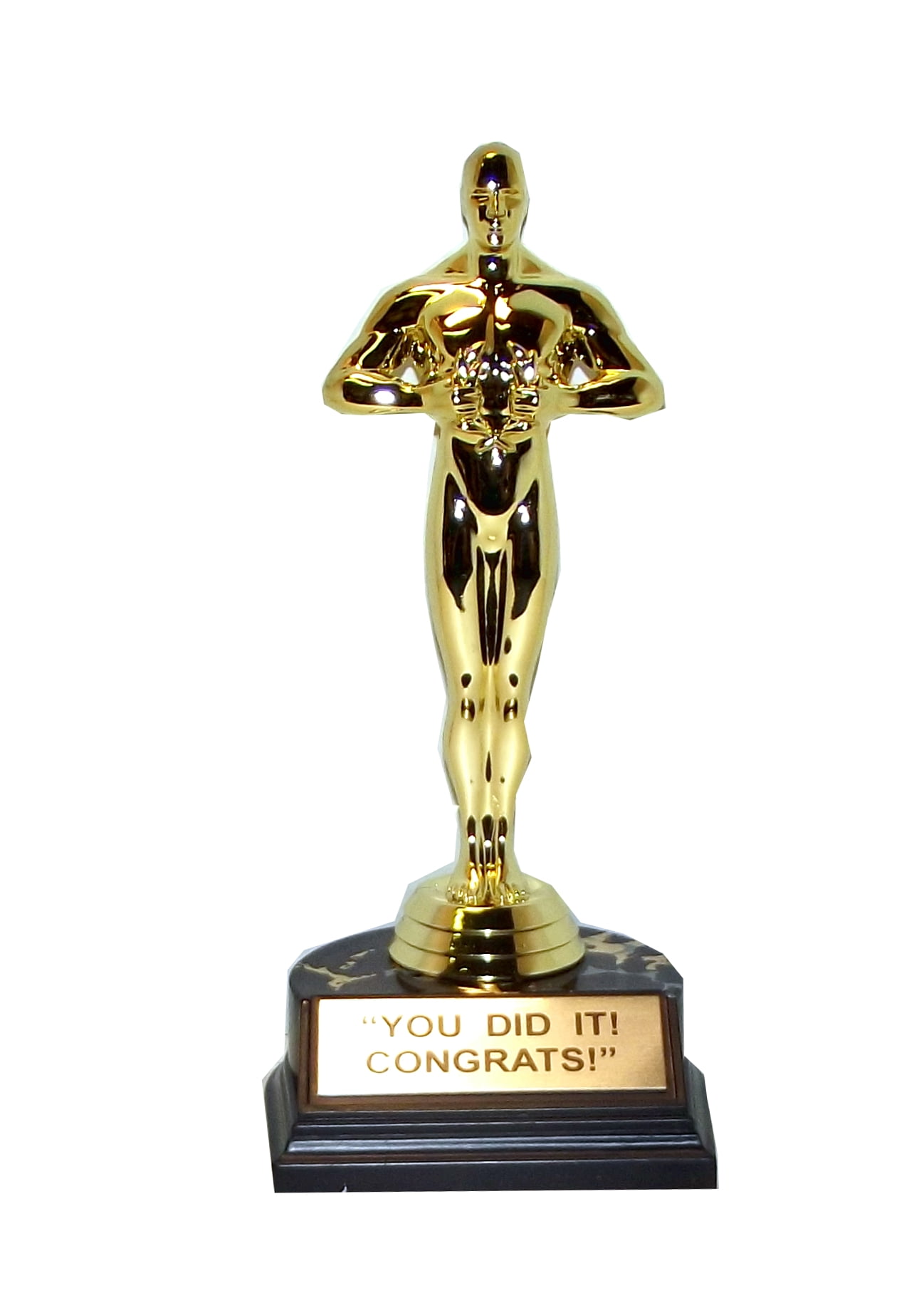 You Did It! Congrats! Graduation Trophy, Plastic, 7in - Walmart.com