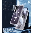 thumbnail image 5 of for Samsung Galaxy S24-Ultra Case: Shockproof Clear S24 Ultra 5G Protective Cell Phone Cases - Anti Yellowing Slim Silicone Hard Cases - Durable Full Protection Phone Cover (Clear Magnetic), 5 of 15