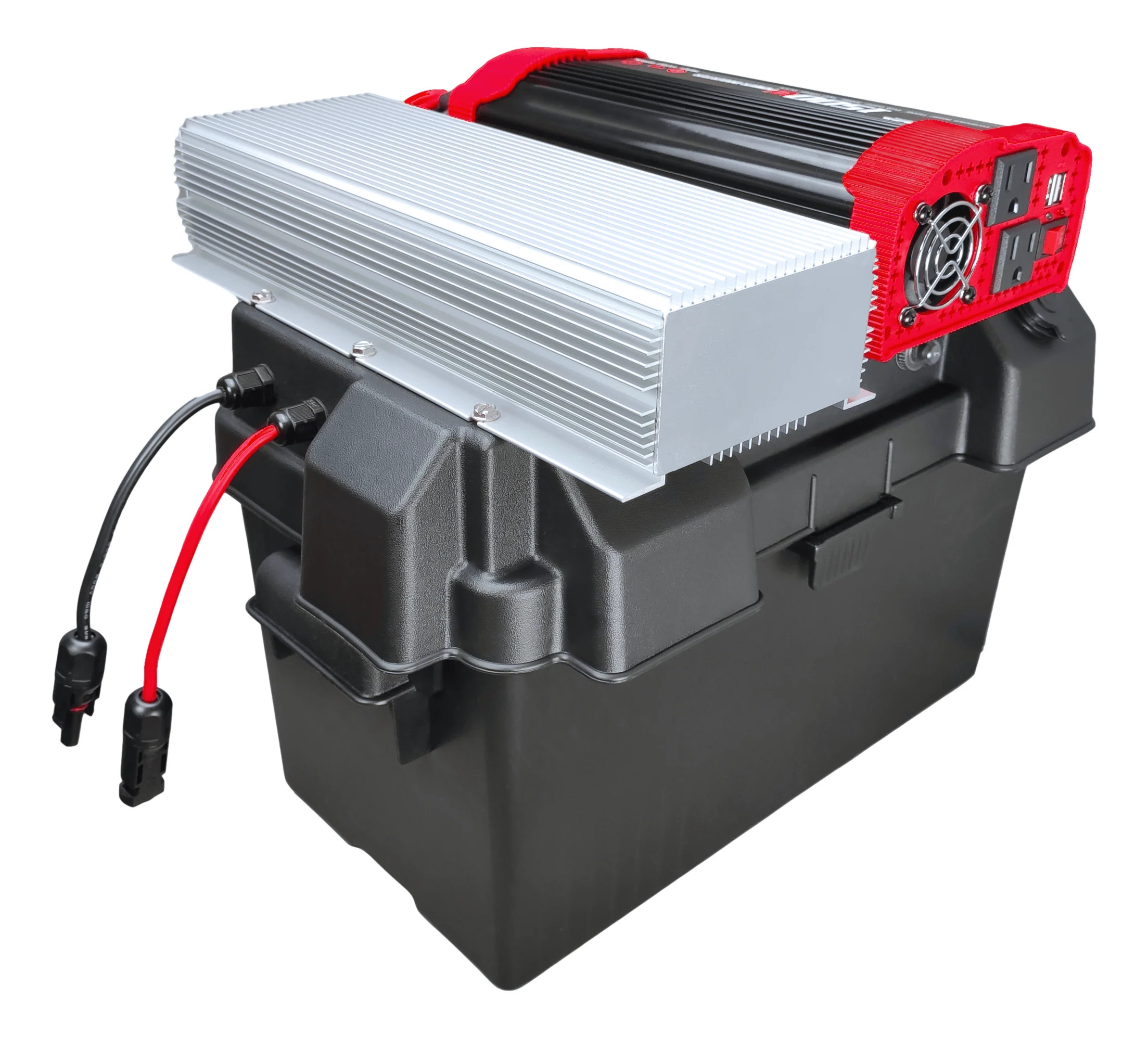 1500W BatteryLESS Solar Panel to 12V Solar Generator, No Battery Required, w 1500W Inverter