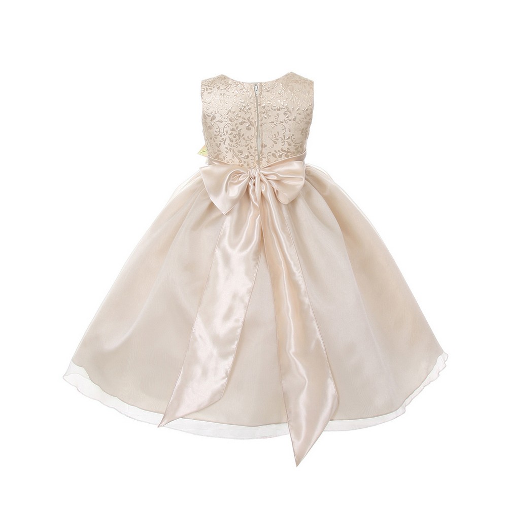 champagne occasion dress