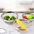 thumbnail image 5 of sruoe Draining Basket, 2 In 1 Container with Draining Basket, Fruit Vegetable Wash Basket, Kitchen Double Layered Drain Basket Bowl Washing Colander, Basket for Hosehold Living Room, Stainless Steel, 5 of 6
