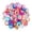 Hot Pink, variant on SeekLGT Big Hole Glass Beads Colorful DIY Bracelet Jewelry Making Loose Round Beads Craft Pendant Accessories for Bracelets Necklaces