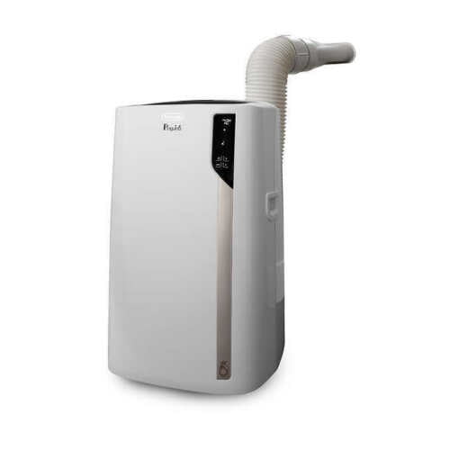 To deal with Flight Assault DeLonghi Pinguino 7,200 BTU (12,000 BTU ASHRAE) Portable Air Conditioner  with Heat, White - Walmart.com