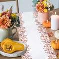 thumbnail image 4 of Fall Thanksgiving Table Runner, Autumn Thanksgiving Kitchen Dining Table Decoration for Home Party Decor 13x60 Inches, 4 of 9