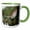 Green/White, variant on 3drose, American Tree Sparrow Spizella Arborea Bird Photo Animal Photography, 11oz Two-tone Green Mug
