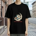 thumbnail image 3 of Black T Shirts for Men, Sleepy Owl, Graphic 1 Mens Graphic Tees, 24827516,M, 3 of 8