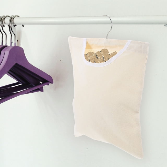 unbranded 1Ud Bolsa De Almacenamiento Para Pinzas De Ropa Con Gancho Colgante Color Multiusos Para Hogar