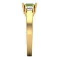 thumbnail image 3 of Clara Pucci 14K Yellow Gold 1.11ct Peridot Three-Stone Ring for Women, 3 of 8