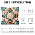 thumbnail image 5 of Retro Colorful Boho Colorful Throw Pillow Covers Velvet 18x18 Decorative Pillows for Bed Couch Sofa Living Room, 5 of 5