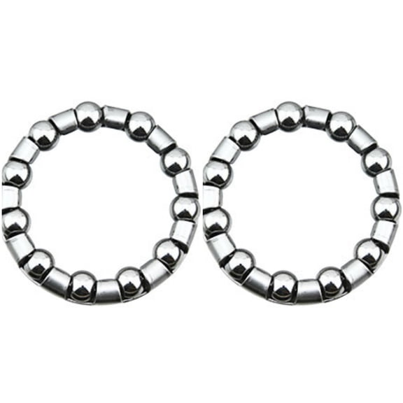2 BEARING COASTER HUB 1/4" ball size X 11 balls. Works on 3/8" axle. Set of bearing. Pair of bearings.