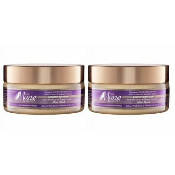 2 Pack The Mane Choice Ancient Egyptian Hair Mask 8 oz Anti Breakage Repair